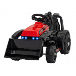 Elektrický traktor s lyžicou G320 - červený